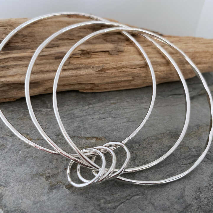 Silver on sale bangle bracelets