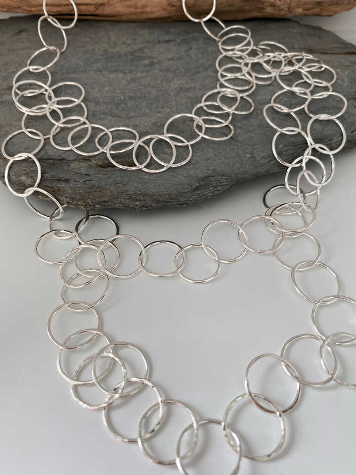 Silver clearance long chain