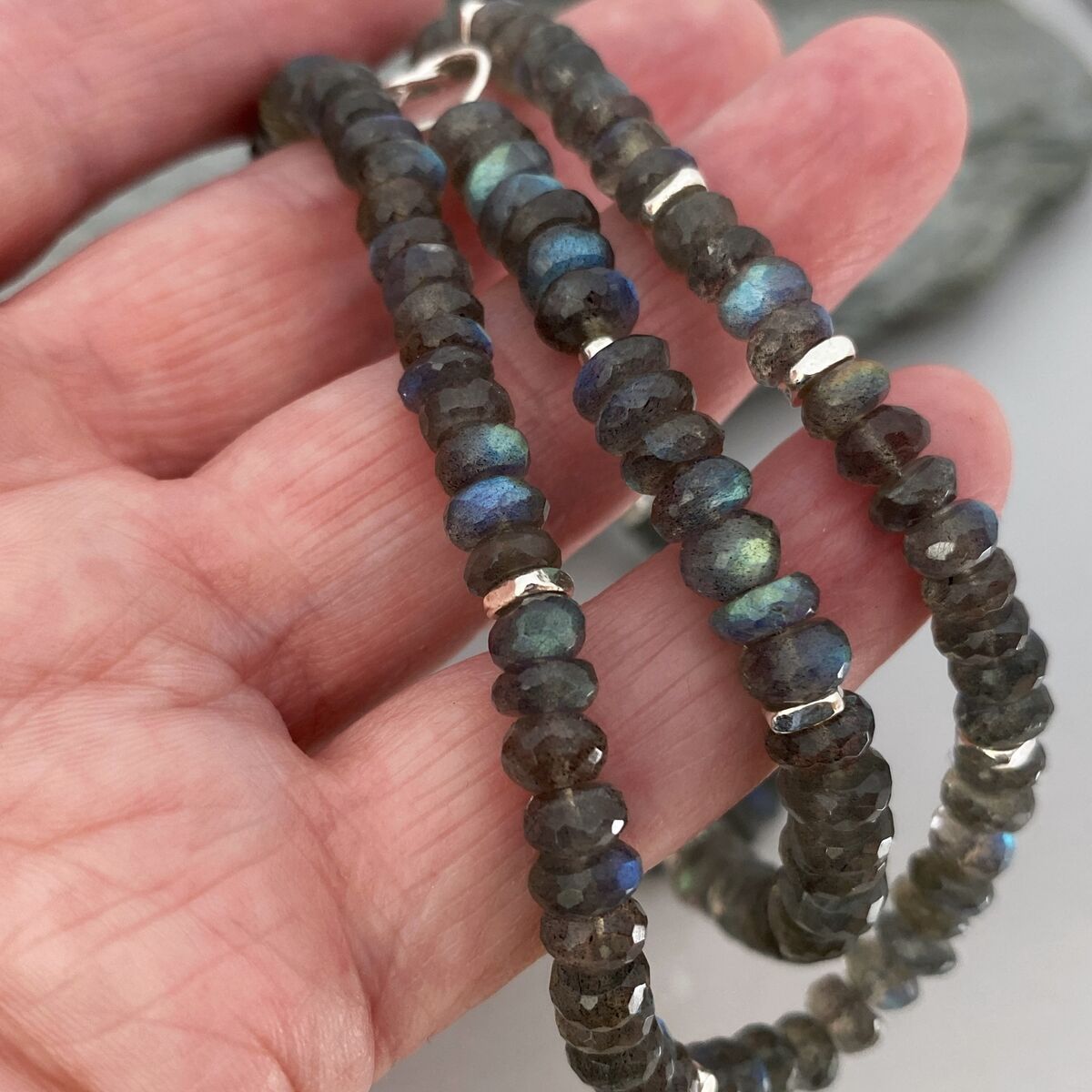 Labradorite necklace 3 Labradorite necklace 3