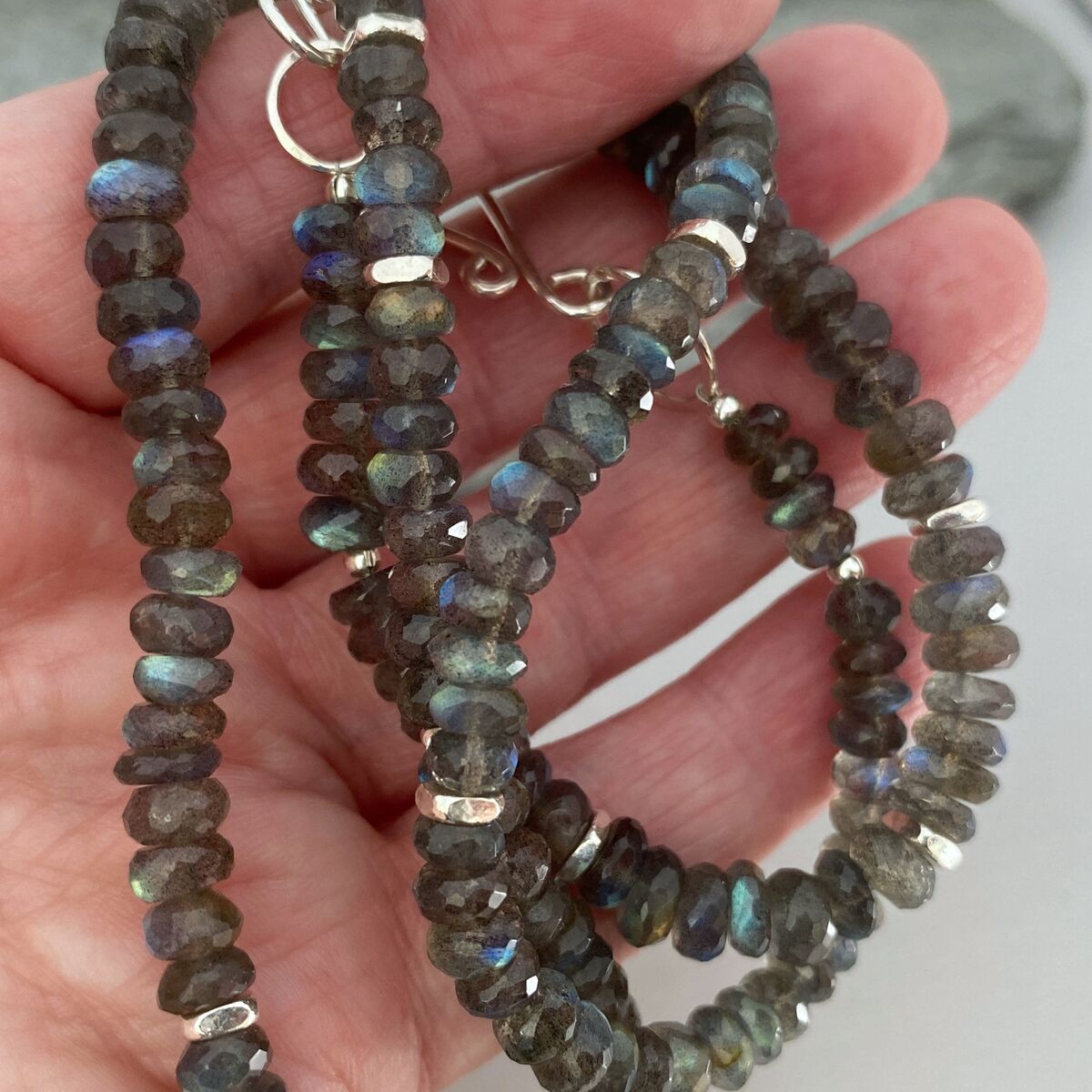 Labradorite necklace 4 Labradorite necklace 4