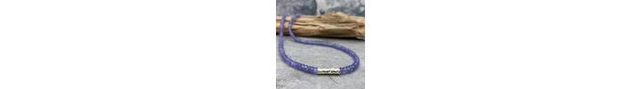 Tanzanite necklace 2