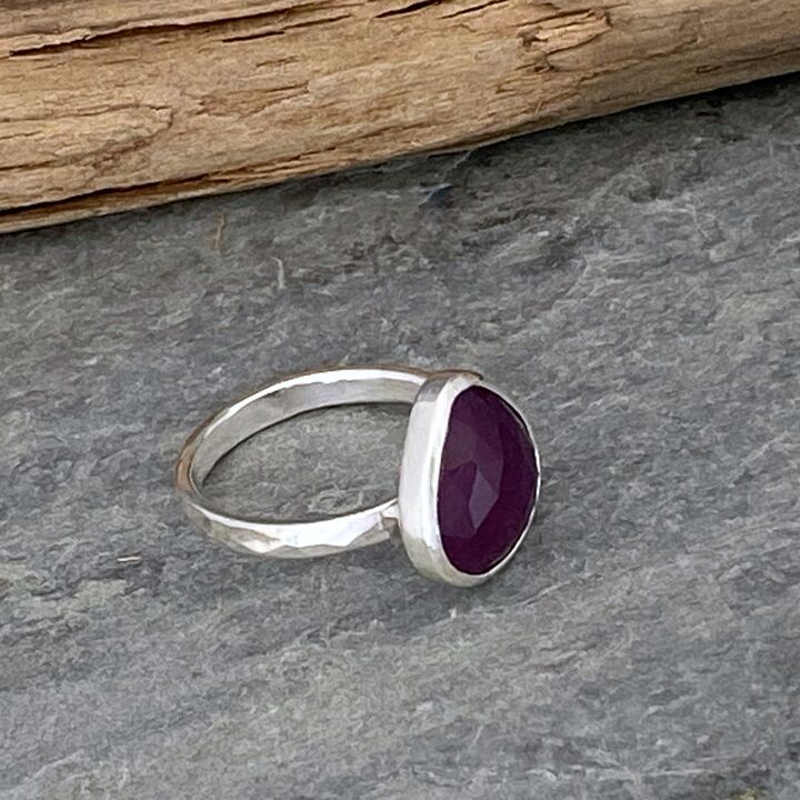 Purple sapphire ring 4