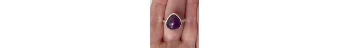 Purple sapphire ring 2
