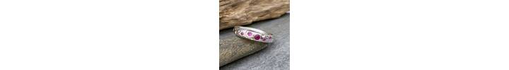 Pink sapphire bubbles ring 2
