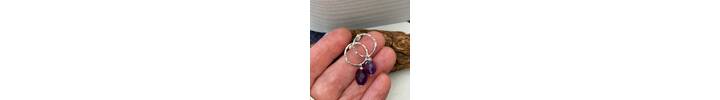 Amethyst earrings 3