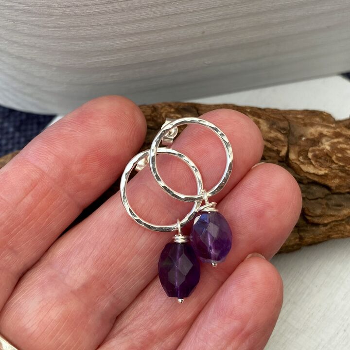 Amethyst earrings 3