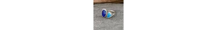 Double Opal ring 5