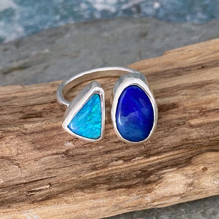 Double Opal ring 3