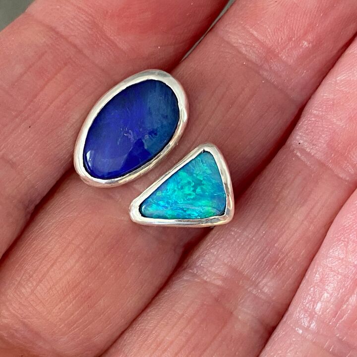 Double Opal ring 2