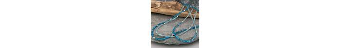 Apatite bead necklace