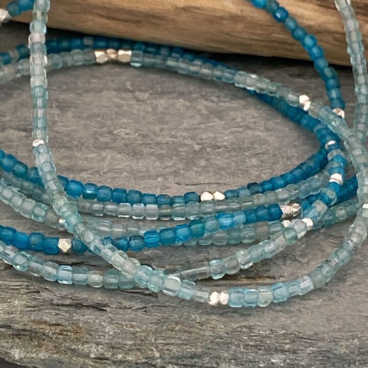 Apatite bead necklace 4