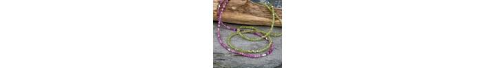 Ruby bead necklace