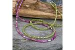 Ruby bead necklace