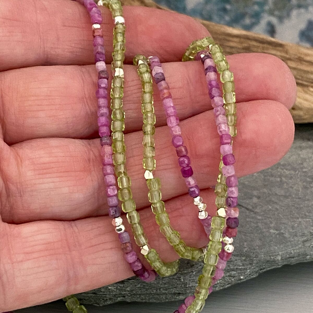 Ruby bead necklace 5 Ruby bead necklace 5