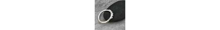 Silver bubbles ring 6