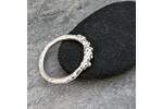 Silver bubbles ring 6