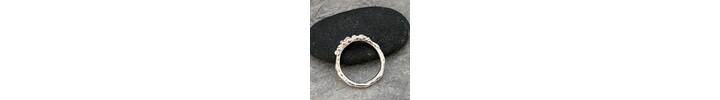 Silver bubbles ring 5