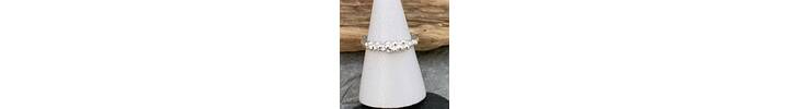 Silver bubbles ring 4