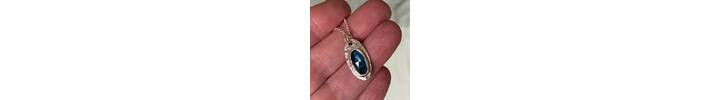 Teal Kyanite pendant