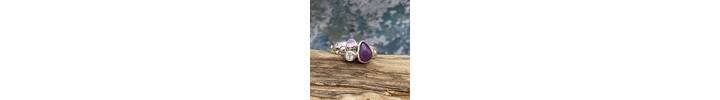 Purple and pink sapphire ring 2