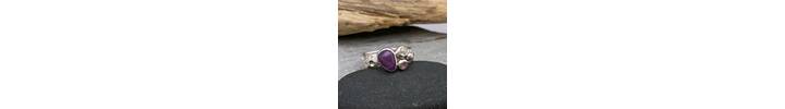 Purple and pink sapphire ring 4