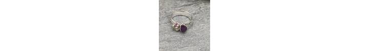 Purple and pink sapphire ring 5