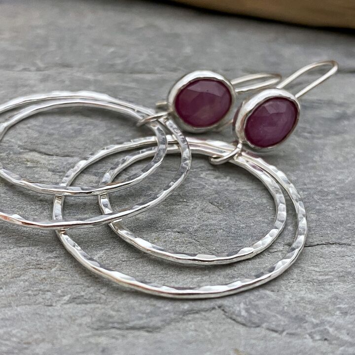 Ruby earrings 3