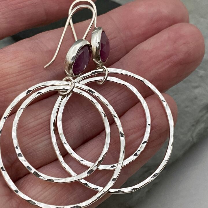 Ruby earrings 4