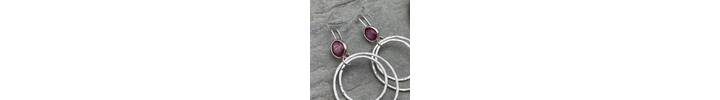 Ruby earrings