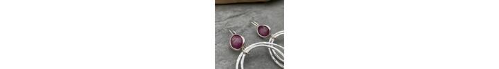 Ruby earrings 2