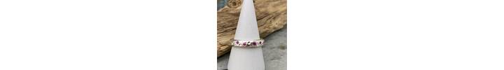 Pink sapphire bubbles ring  3