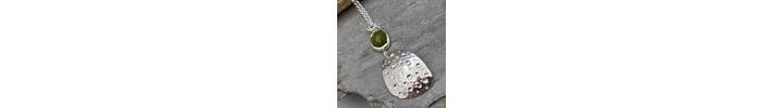 Vesuvianite necklace 3