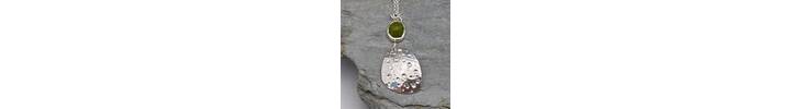 Vesuvianite necklace 6