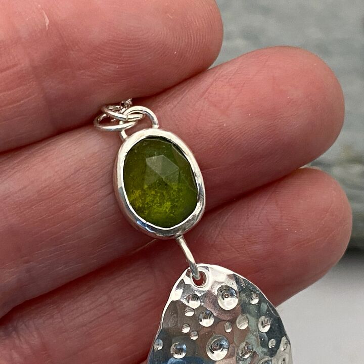 Vesuvianite necklace 4