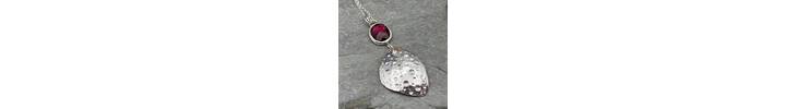 Garnet necklace