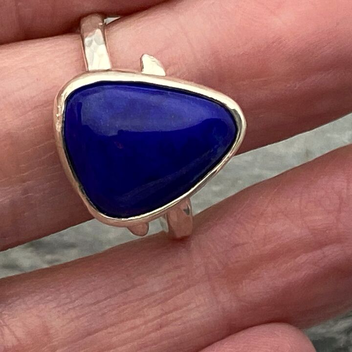 Lapis Lazuli silver ring 4