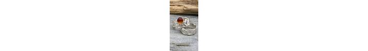 Orange garnet ring 4