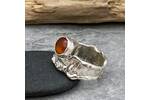 Orange garnet ring 2