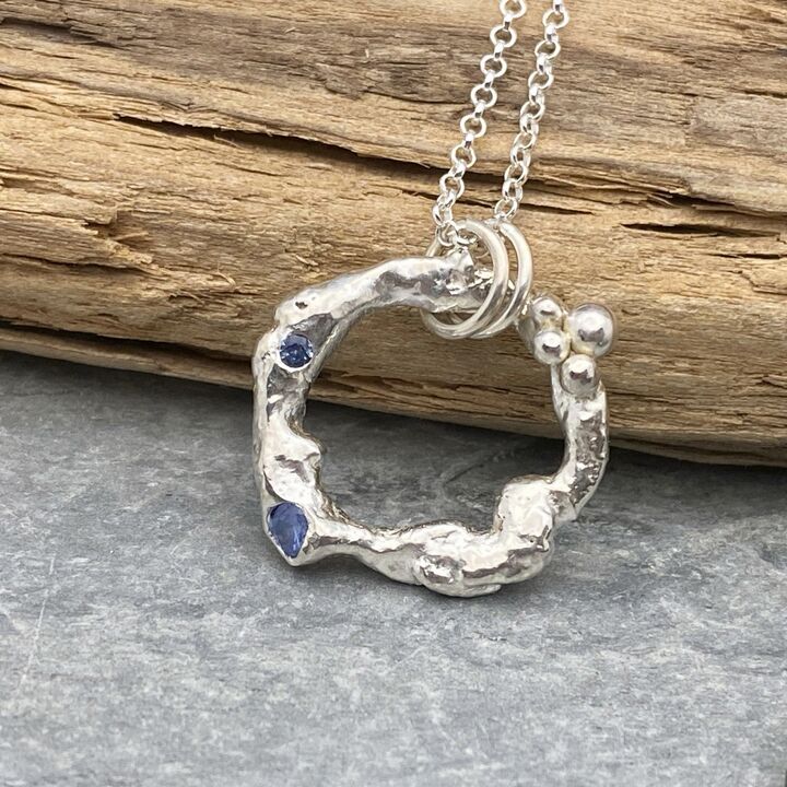 Tanzanite pendant necklace 2