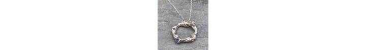 Tanzanite pendant necklace