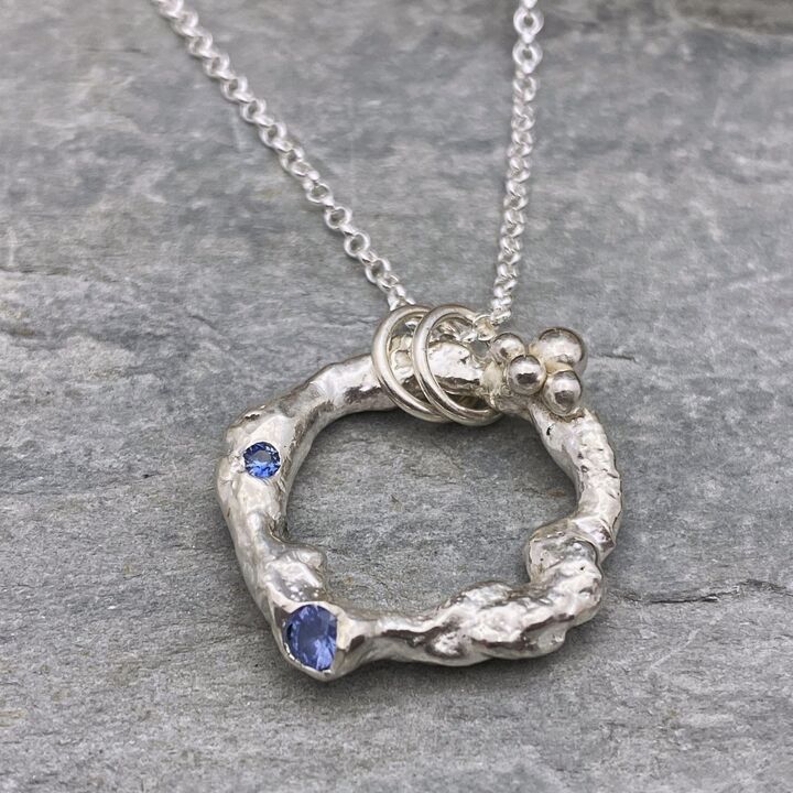 Tanzanite pendant necklace