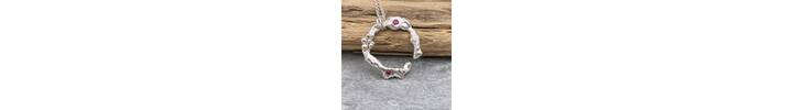 Pink sapphire necklace 2