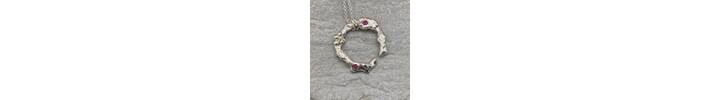 Pink sapphire necklace 4