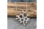 Silver coral like pendant 3