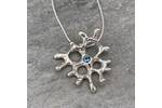 Silver coral like pendant