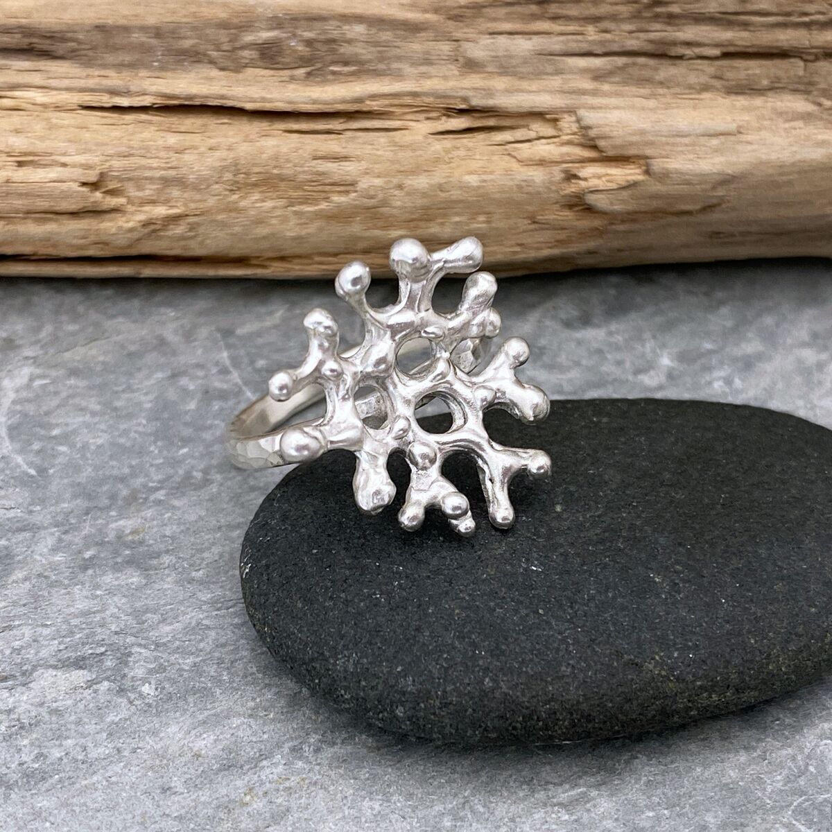 Under the sea inspired cocktail ring 6