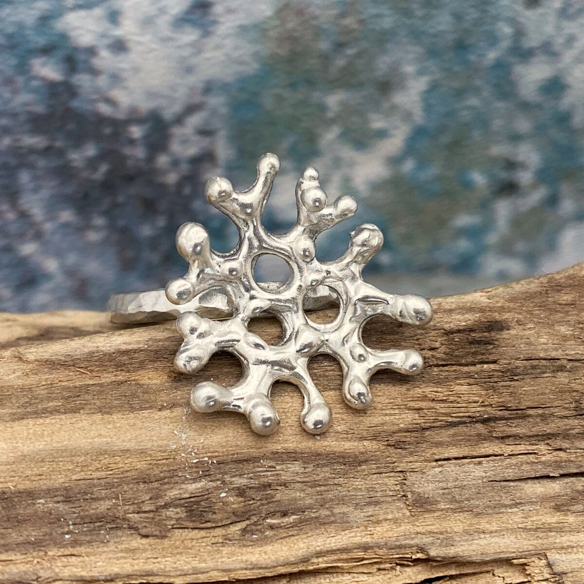 Under the sea inspired cocktail ring 4