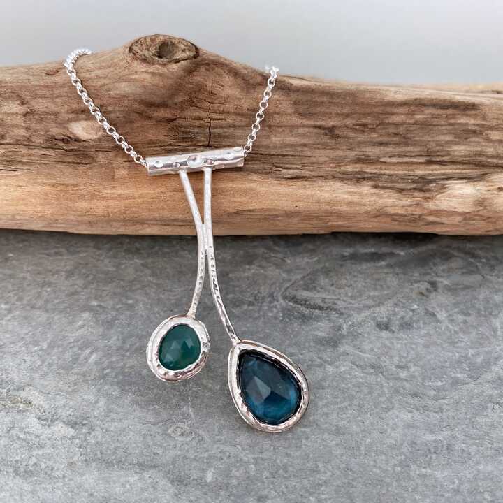 Grandidierite pendant on sale